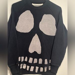 Vintage Glamour Kills Klls Women’s Small Ghoulish Intentions Black Sweatshirt